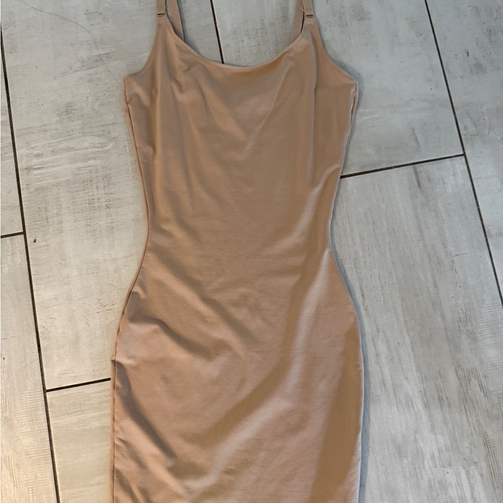 SPANX Tan Mini Dress